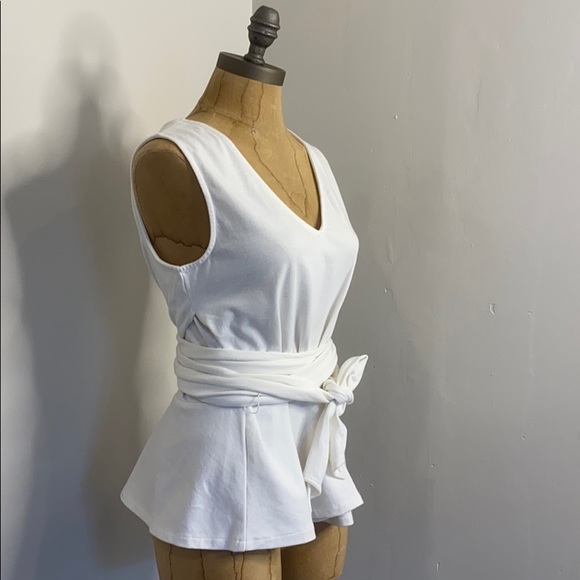 J.Crew wrap around white blouse SM - Picture 10 of 16